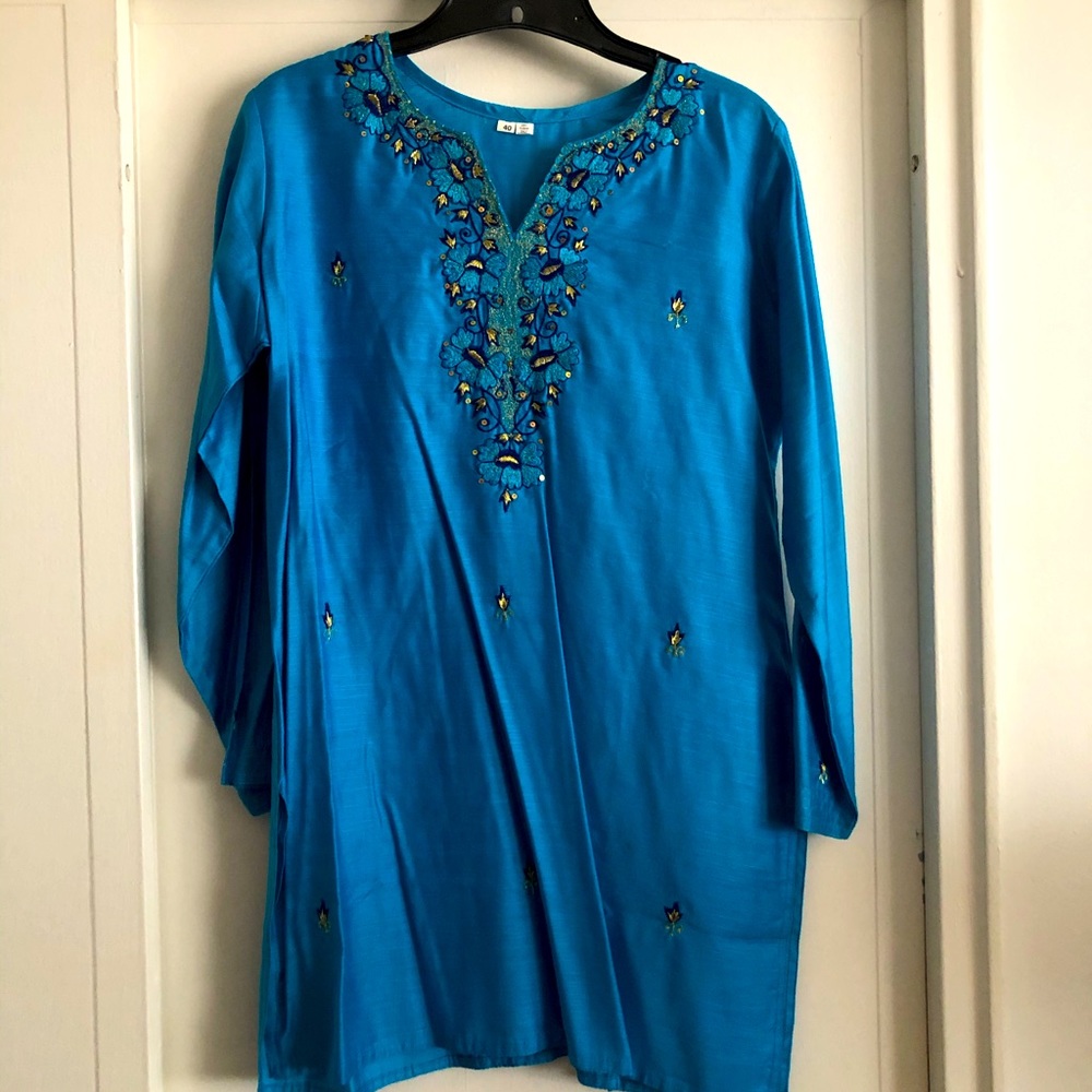 Turquoise Tunic (Indian style)